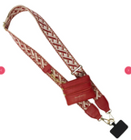 Save The Girls - Clip & Go Strap w/Zippered Pouch XOXO
