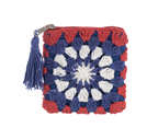 Crochet Patriotic Coin Purse