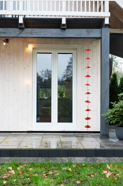 Red Umbrella Rain Chain