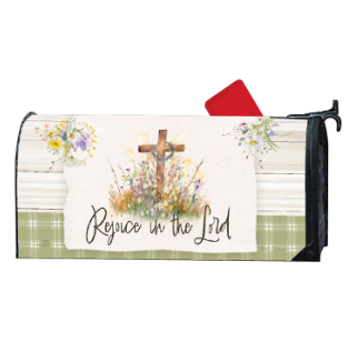 Rejoice in the Lord Mailbox Cover