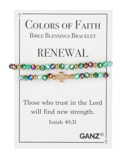 Colors of Faith Bible Blessings Bracelets