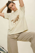 Rodeo Western Relaxed Short Sleeve Knit T-shirt
