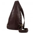 Cullom Trail Hairon Hide Bucket Sing Bag in Black S-8067