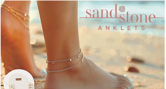 Sand and Stone Anklets