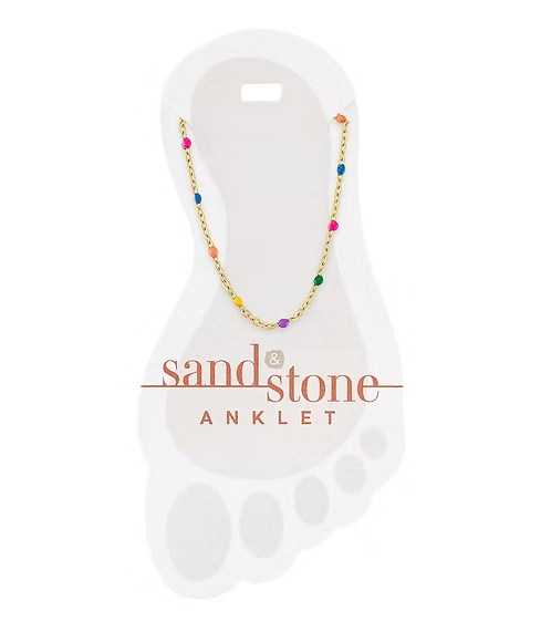 Sand and Stone Anklets