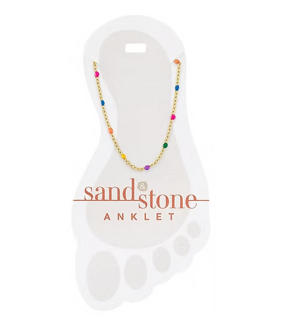 Sand and Stone Anklets