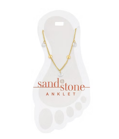 Sand and Stone Anklets