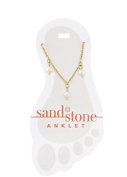 Sand and Stone Anklets