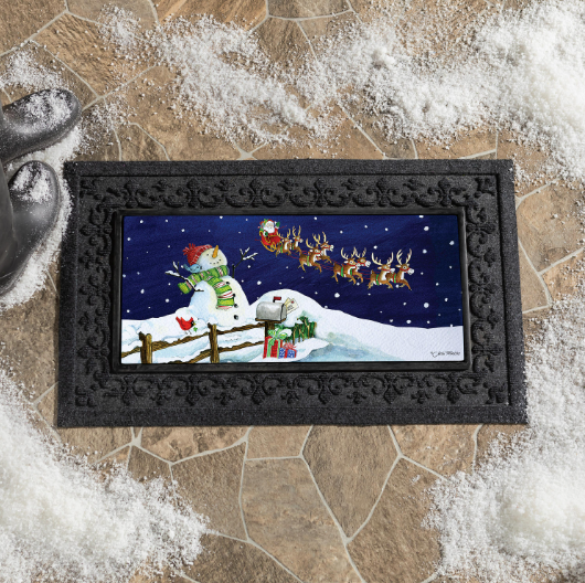 Santa & Snowman Sassafras Switch Mat