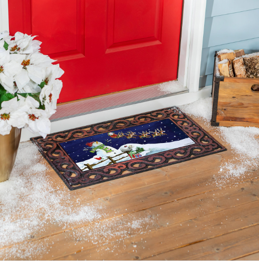 Santa & Snowman Sassafras Switch Mat