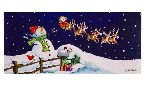 Santa & Snowman Sassafras Switch Mat