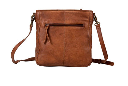 Santa Clara Canyon Stitched Leather Bag S-8135