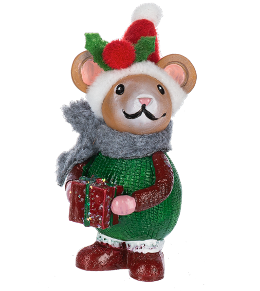 Santa's Little Helper Mice Charms