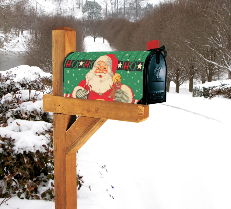 Santa's Retro Christmas Cheer MailWrap