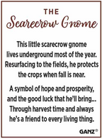 Mini Scarecrow Gnome