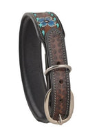 Scenic Hand-Tooled Dog Collar