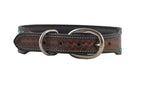 Scenic Hand-Tooled Dog Collar