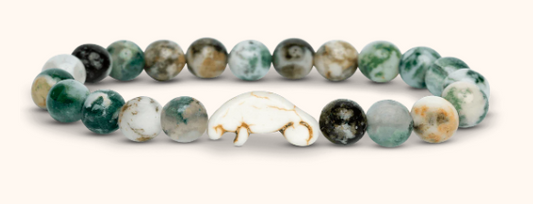 The Drift Bracelet Seagrass Manatee by Fahlo