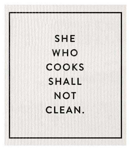 Organic Dish Cloth - Shall Not Clean