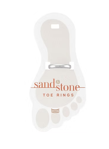 Sand & Stone: Toe Ring Silver