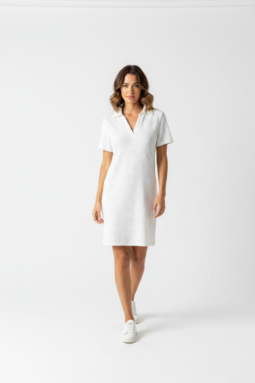 Terry Dress Ivory