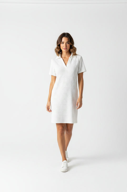 Terry Dress Ivory