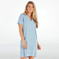 Terry Dress Light Blue
