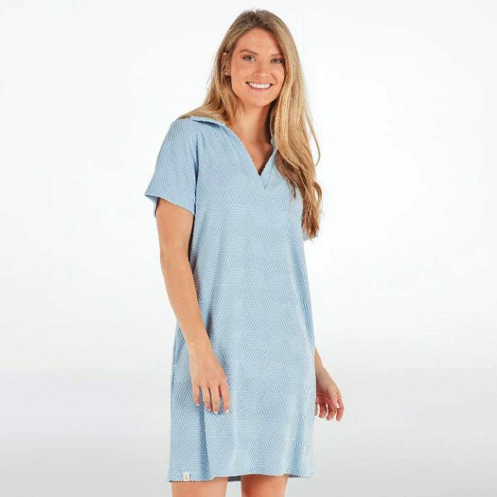 Terry Dress Light Blue