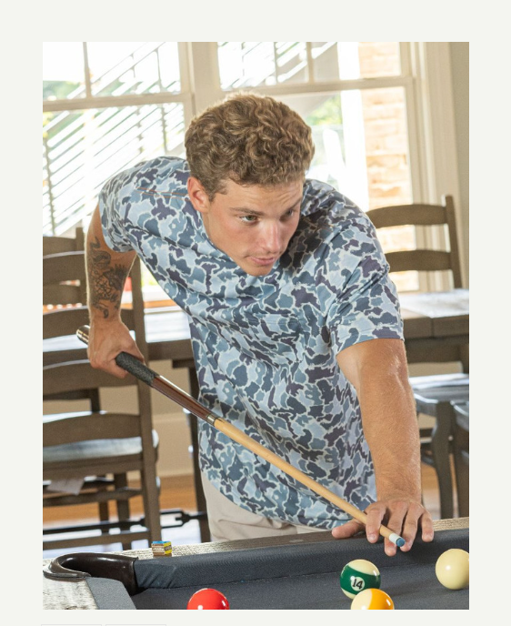 Simply Southern Blue Camo Shirt