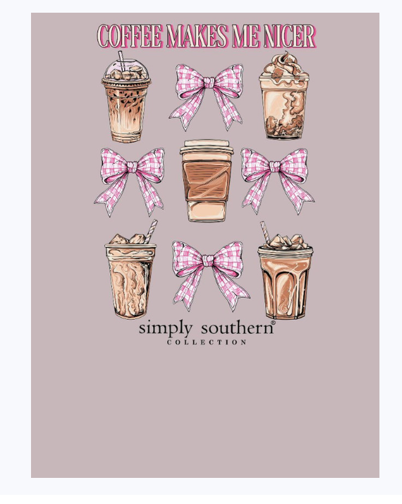 Simply Southern Coffee Makes Me Nicer T-Shirt
