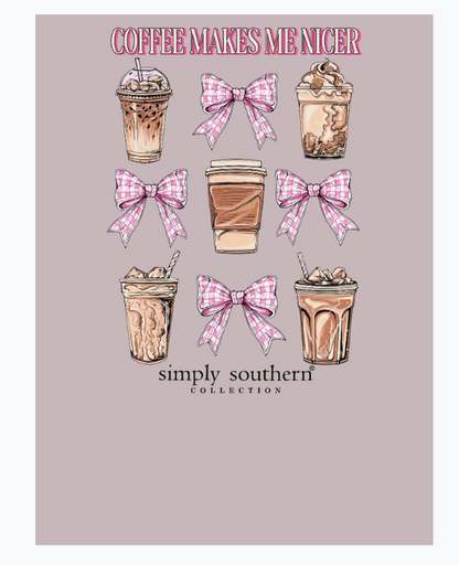Simply Southern Coffee Makes Me Nicer T-Shirt