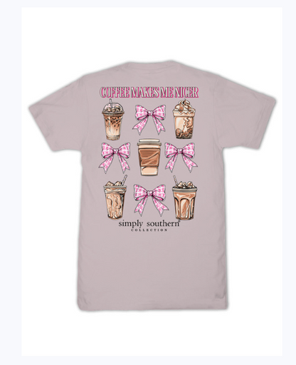 Simply Southern Coffee Makes Me Nicer T-Shirt
