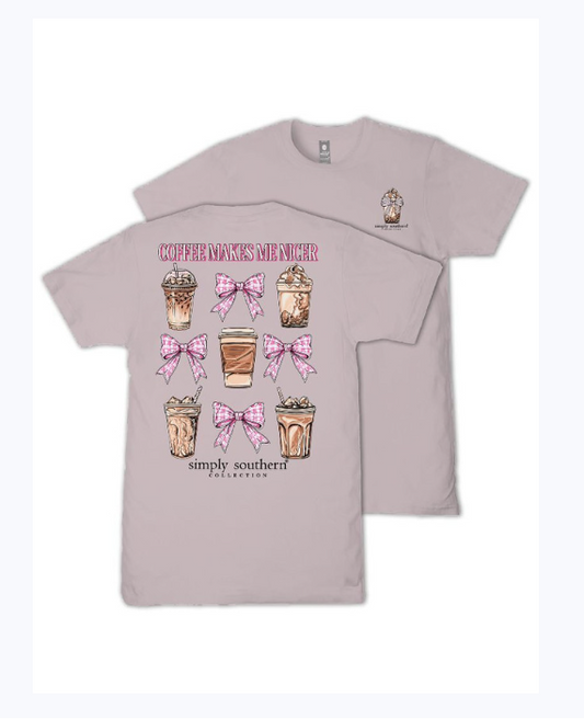 Simply Southern Coffee Makes Me Nicer T-Shirt