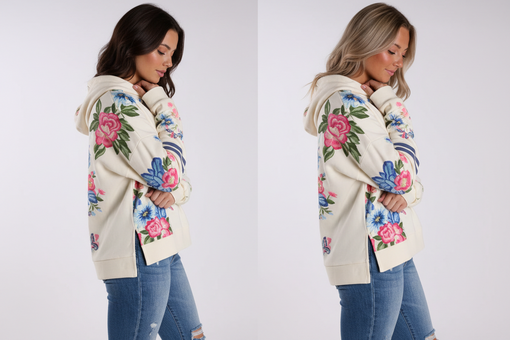 Simply Southern - Floral Hoodie