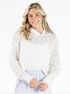 Simply Southern Open Knit Top