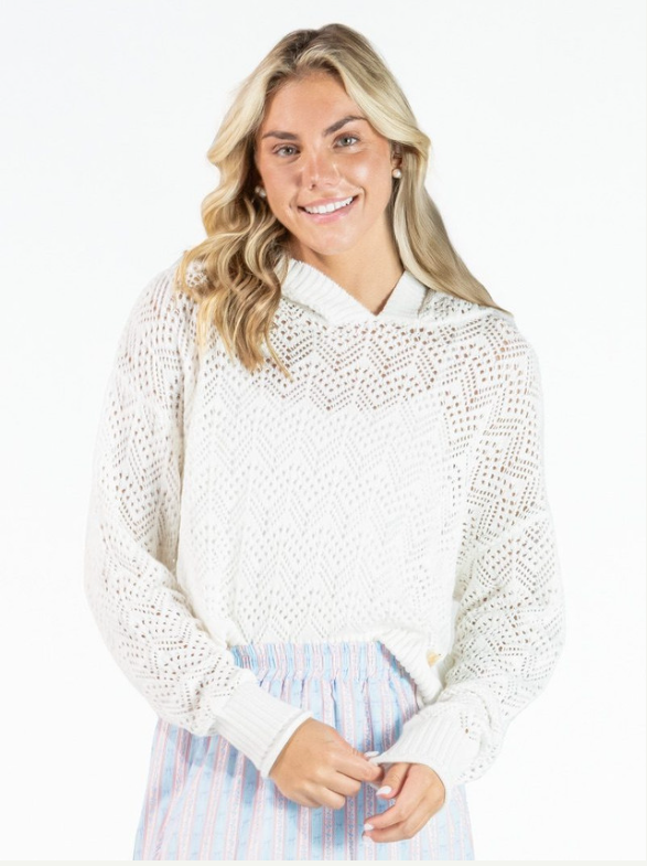 Simply Southern Open Knit Top