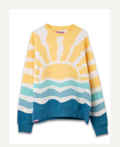 Simply Southern Sun Patch Crew Neck Sweatshirt