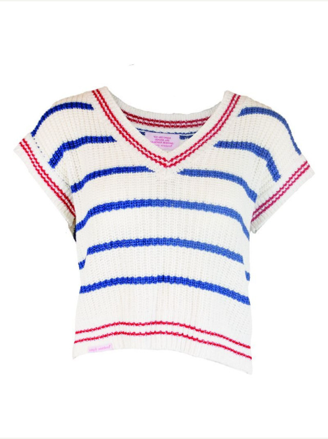 Simply Southern Patriotic Sweater Top