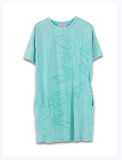 Simply Southern Vintage Washed Bow Dress