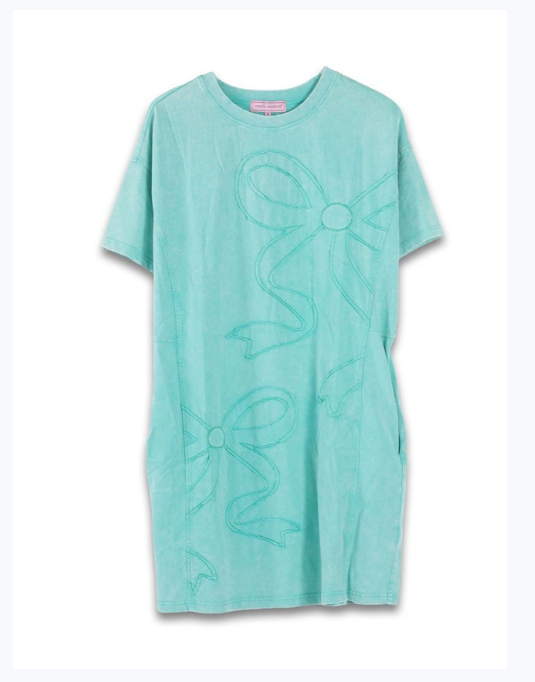 Simply Southern Vintage Washed Bow Dress