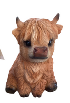 Small Resin Highland Cow
