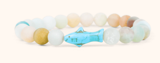 The Voyage Bracelet Sky Stone Whale Shark by Fahlo
