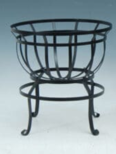 Metal Flower Basket Stand