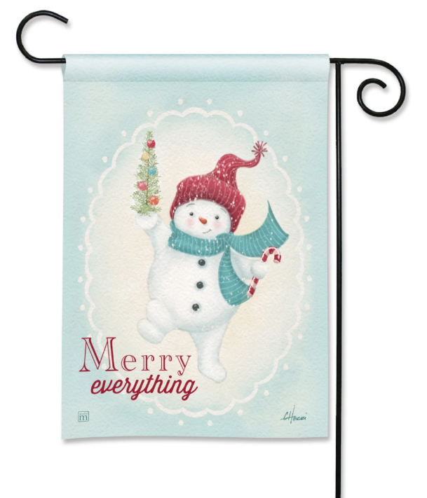 Snow Bright Garden Flag