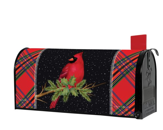 "Snow Cardinal" Mailbox Cover