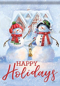 Snow Friends Large Flag