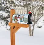 Snowmen Birds MailWrap