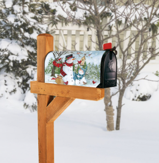 Snowmen Birds MailWrap