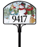 Snowmen Birds Yard DeSign