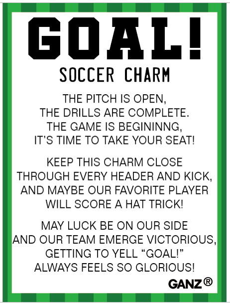 Goal! Soccer Charm